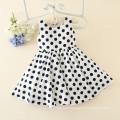 little black wave point dot tops matching dress bowknot 3 years old girl children clothing baby